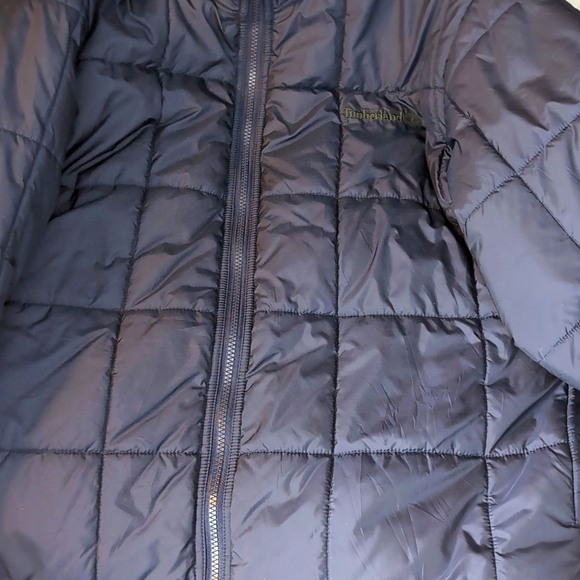 Timberland Navy Blue Warm Winter Puffer Jacket.  Size Medium - Picture 12 of 15